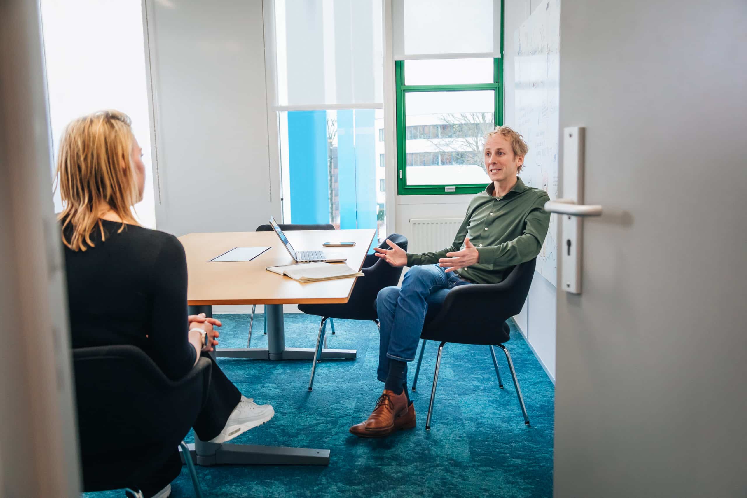 Collega's in gesprek